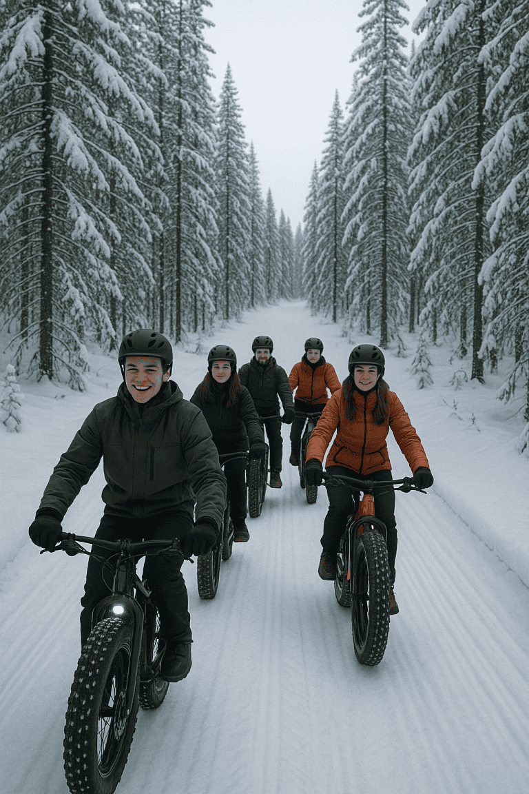 E-Fatbike tour in Ylläs