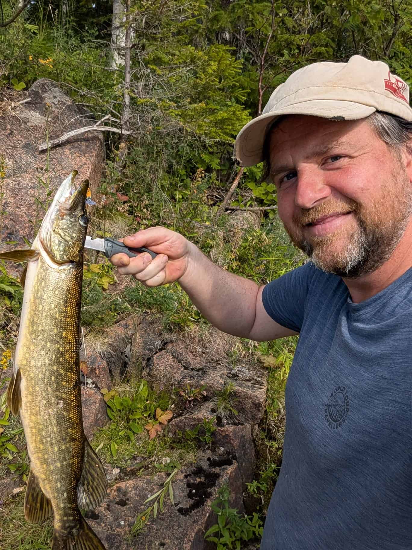 Paddling on Ylläsjoki river Lapland